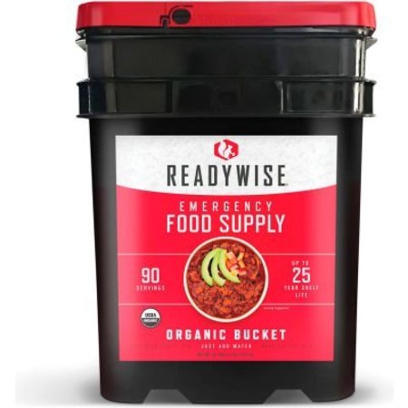 WISE CO INC ReadyWise Organic Meals Bucket, 90 Servings 05-825